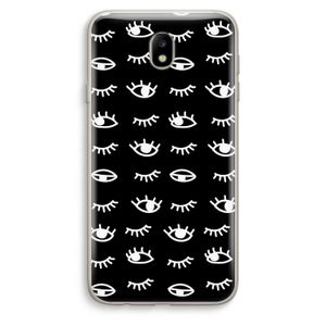 Eye pattern #3: Samsung Galaxy J7 (2017) Transparant Hoesje