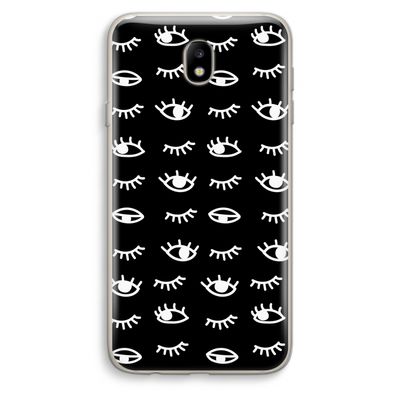 Eye pattern #3: Samsung Galaxy J7 (2017) Transparant Hoesje