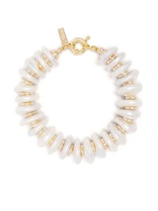 éliou bracelet Elke serti de perles - Or