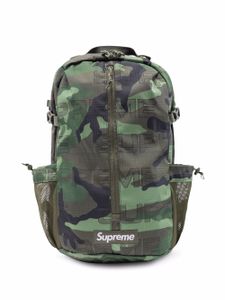 Supreme sac à dos à logo imprimé 'FW21' - Vert