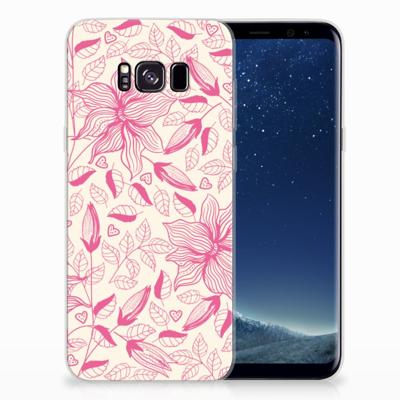 Samsung Galaxy S8 Plus | TPU Case | Pink Flowers