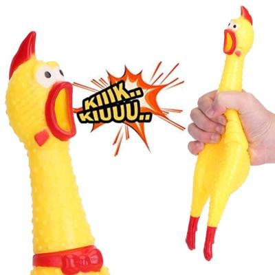 Nobleza Hondenspeelgoed - Schreeuwende kip - 32 cm