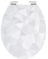 Schutte MDF High Gloss WC-bril DIAMOND met soft-close 80545