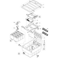 Oase BioTec 60/140 Vervangmousses Set - Eenvoudige Installatie voor Helder Vijverwater