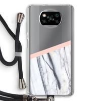 A touch of peach: Xiaomi Poco X3 NFC Transparant Hoesje met koord