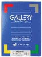 Gallery witte etiketten ft 66 x 72 mm (b x h), ronde hoeken, doos van 1.200 etiketten - thumbnail