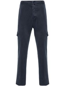 Kiton pantalon fuselé à lien de resserrage - Bleu