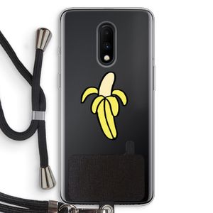 Banana: OnePlus 7 Transparant Hoesje met koord