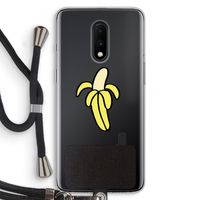 Banana: OnePlus 7 Transparant Hoesje met koord