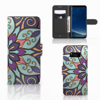 Samsung Galaxy S8 Hoesje Purple Flower