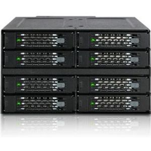 Icy Dock MB508SP-B 8x2,5 SATA behuizing backplane voor 2x 5,25