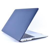 Laptop PU lederen plakken geval voor MacBook Air 13 3 inch A1466 (2012-2017)/A1369 (2010-2012) (donkerblauw)