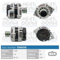 Meat Doria Alternator/Dynamo 5560330