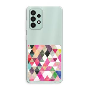Gekleurde driehoekjes: Samsung Galaxy A52s 5G Transparant Hoesje