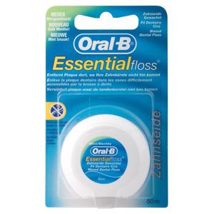 Oral-B Floss Essential Floss Munt Waxed 50m