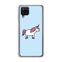 Eenhoorn: Samsung Galaxy A12 Transparant Hoesje