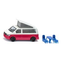 Siku VW T6 California Vrachtwagen/oplegger miniatuur Voorgemonteerd 1:50 - thumbnail