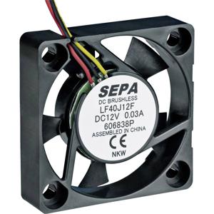 SEPA LF40J12SE22 Axiaalventilator 12 V/DC 8.3 m³/h (l x b x h) 40 x 40 x 10 mm