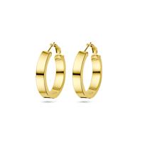 Stijlvolle 14k Geelgouden Oorringen - 32x6mm