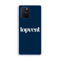 Topvent Navy: Samsung Galaxy Note 10 Lite Transparant Hoesje