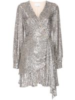 Sachin & Babi robe courte Delaney brodée de sequins - Argent - thumbnail