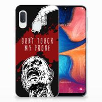 Samsung Galaxy A20e Silicone-hoesje Zombie Blood - thumbnail