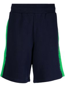 Moschino short de sport à logo imprimé - Bleu