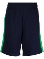 Moschino short de sport à logo imprimé - Bleu - thumbnail