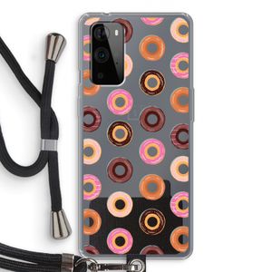 Donuts: OnePlus 9 Pro Transparant Hoesje met koord
