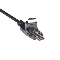 CLUB3D HDMI 2.0 4K60Hz UHD 360 Graden roterende kabel 2 meter - thumbnail