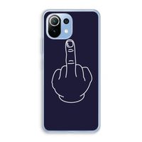 F**k U: Xiaomi Mi 11 Lite Transparant Hoesje