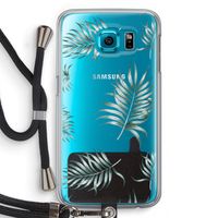 Simple leaves: Samsung Galaxy S6 Transparant Hoesje met koord