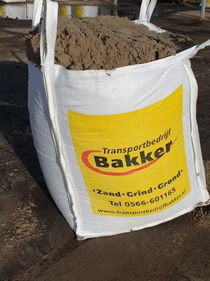 Straatzand (Ophoogzand) Big Bag - 1m3, Gratis verzending