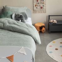 Dekbedovertrek Teddy Kids Jade Effen 140x200 Cm Verwarmend Fresh And Co - Dekbed-Discounter.nl