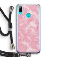 Abstract Painting Pink: Huawei P Smart (2019) Transparant Hoesje met koord
