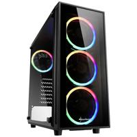 Sharkoon TG4 Midi-tower PC-behuizing Zwart