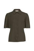 Poppy butterfly blouse - new army - 13806