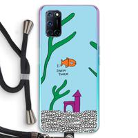 Aquarium: Oppo A52 Transparant Hoesje met koord - thumbnail