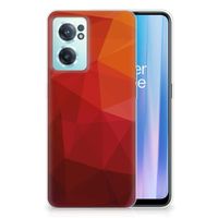 TPU Hoesje voor OnePlus Nord CE 2 5G Polygon Red - thumbnail