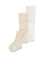 HEMA Babymaillots rib - 2 stuks beige (beige) HEMA Babymaillots rib - 2 stuks beige (beige)