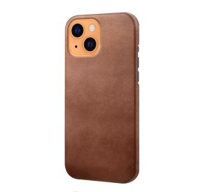 Casecentive Leren Back case iPhone 13 bruin