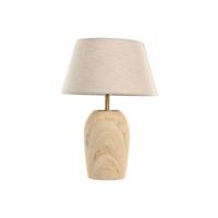 Bureaulamp Home ESPRIT Beige Gouden Natuurlijk 50 W 220 V
