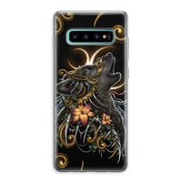 Huilende Wolf: Samsung Galaxy S10 Plus Transparant Hoesje