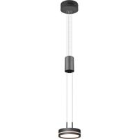 LED Hanglamp 7.2W. Dimbaar. Warm Wit 3000K. Mat Antraciet Aluminium