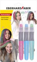 haarkrijt Metallic roze/paars/groen 4-delig haarkrijt Metallic roze/paars/groen 4-delig