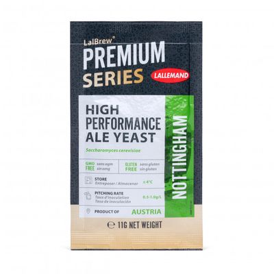 LALLEMAND LalBrew® Premium biergist gedroogd Nottingham Ale - 11 g