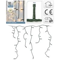 Home & Styling Kerst ijspegelverlichting 180 leds binnen&buiten ip44 6m