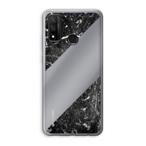 Zwart marmer: Huawei P Smart (2020) Transparant Hoesje
