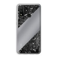 Zwart marmer: Huawei P Smart (2020) Transparant Hoesje