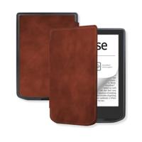 Lunso PocketBook Verse / Verse Pro / Verse Color Slim hard case hoes (6 inch) - sleepcover - Bruin